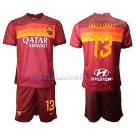 Maillot de Foot AS Roma Pau Lopez 13 Domicile 2020-21 - Enfant